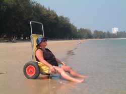 Tiralo Beach wheelchair